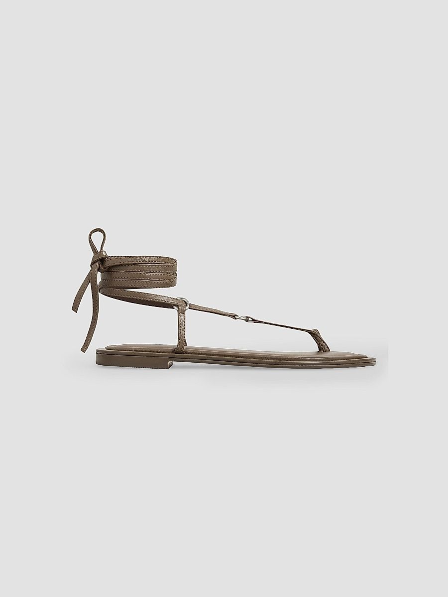 A. Emery Women's Tesni Leather Sandals - Sable - Size 11