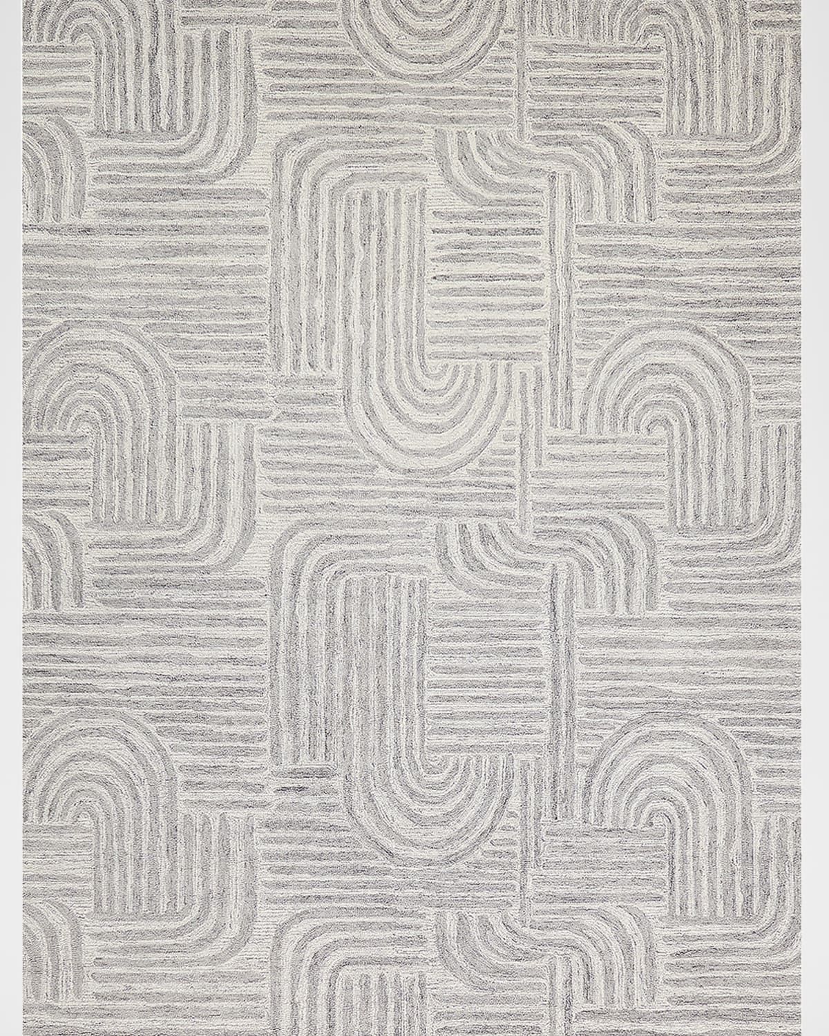 Juno Hand-Tufted Gray/Ivory Rug