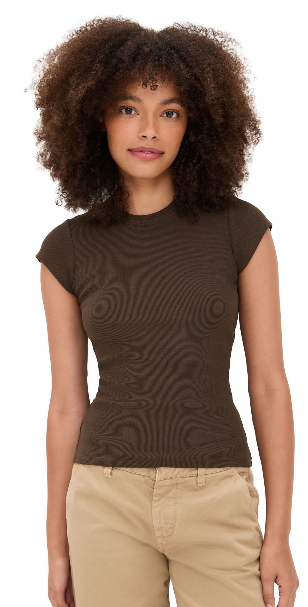 Jeanerica Valeria Tee Brown XS