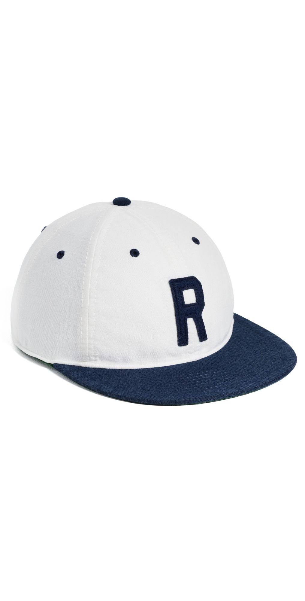 Polo Ralph Lauren Vintage R Patch Chamois Authentic Baseball Cap Deckwash White/Newport Navy Multi One Size
