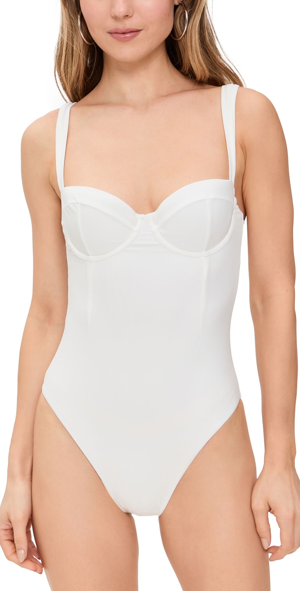 SIMKHAI Kyle Bustier One Piece White XS