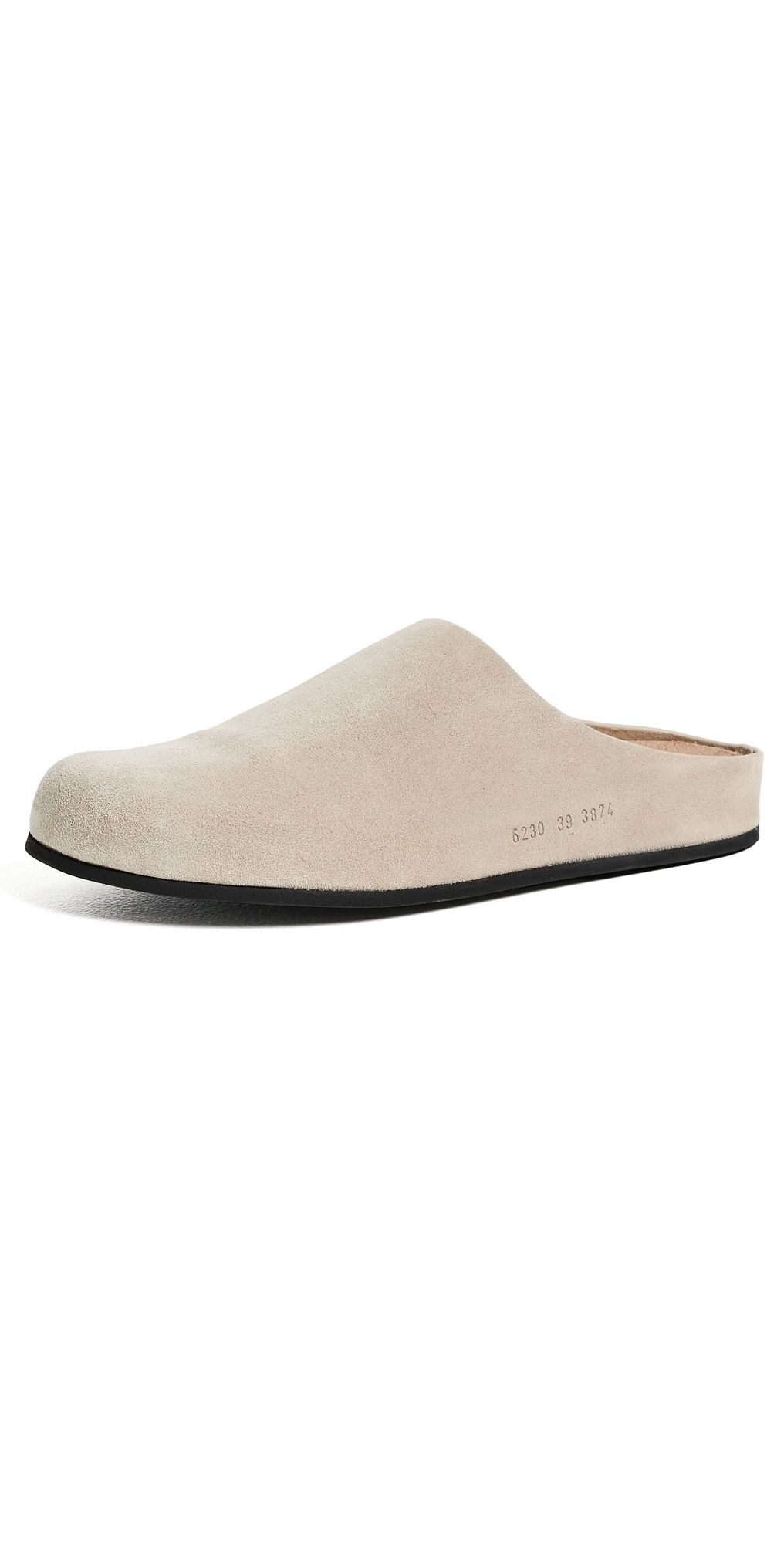 Common Projects Suede Clogs Warm Grey 39