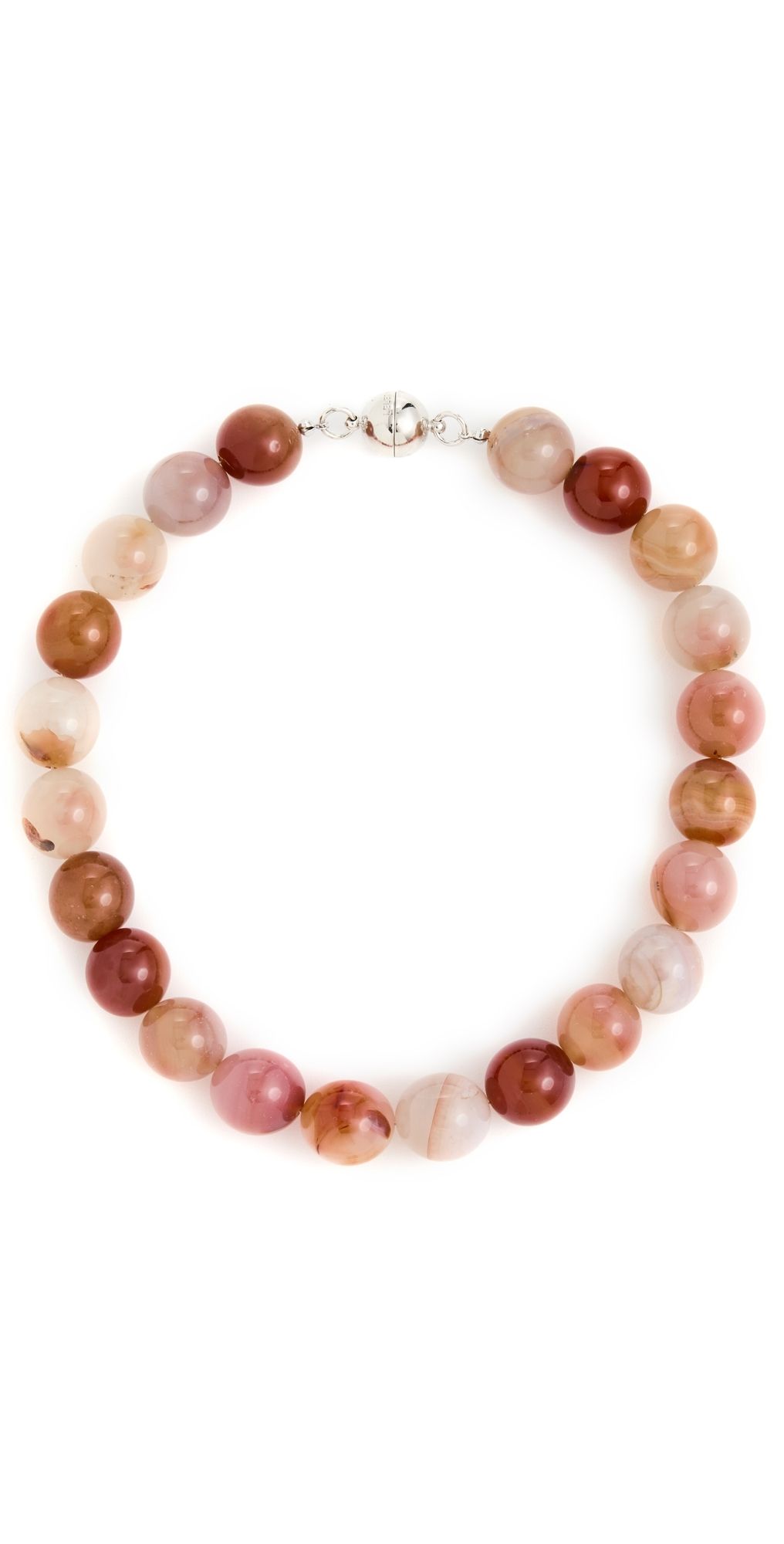 LELET NY Bodie Stone Necklace Red Agate One Size