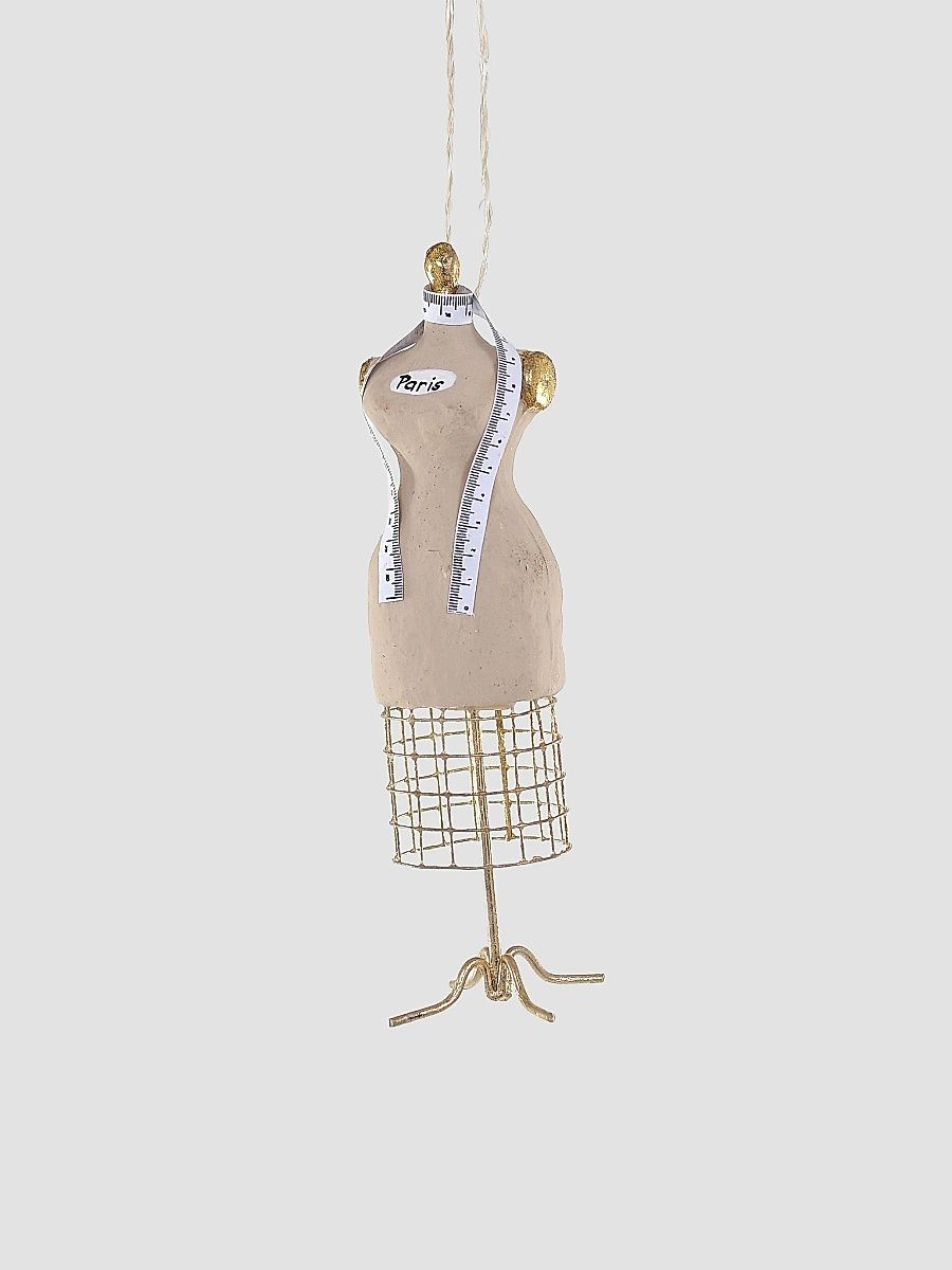 French Dress Resin Ornament