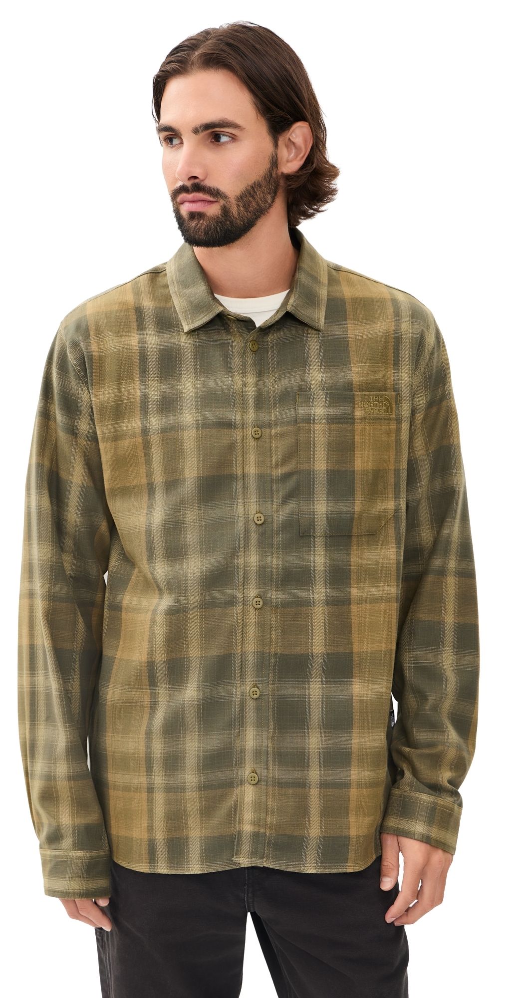 The North Face Mountain Falls Flannel Caraway Seed Routesetter Plaid S