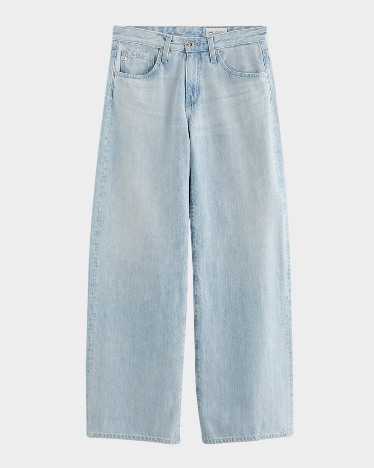 Adria Low-Rise Wide-Leg Jeans