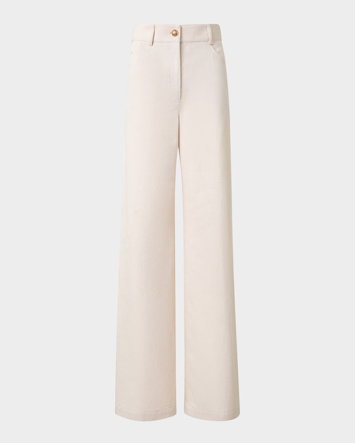 Cooper Wide Leg Cotton Wool Denim Pants