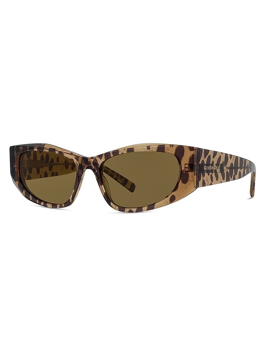 Women's GV Day 56MM Geometric Sunglasses - Brown