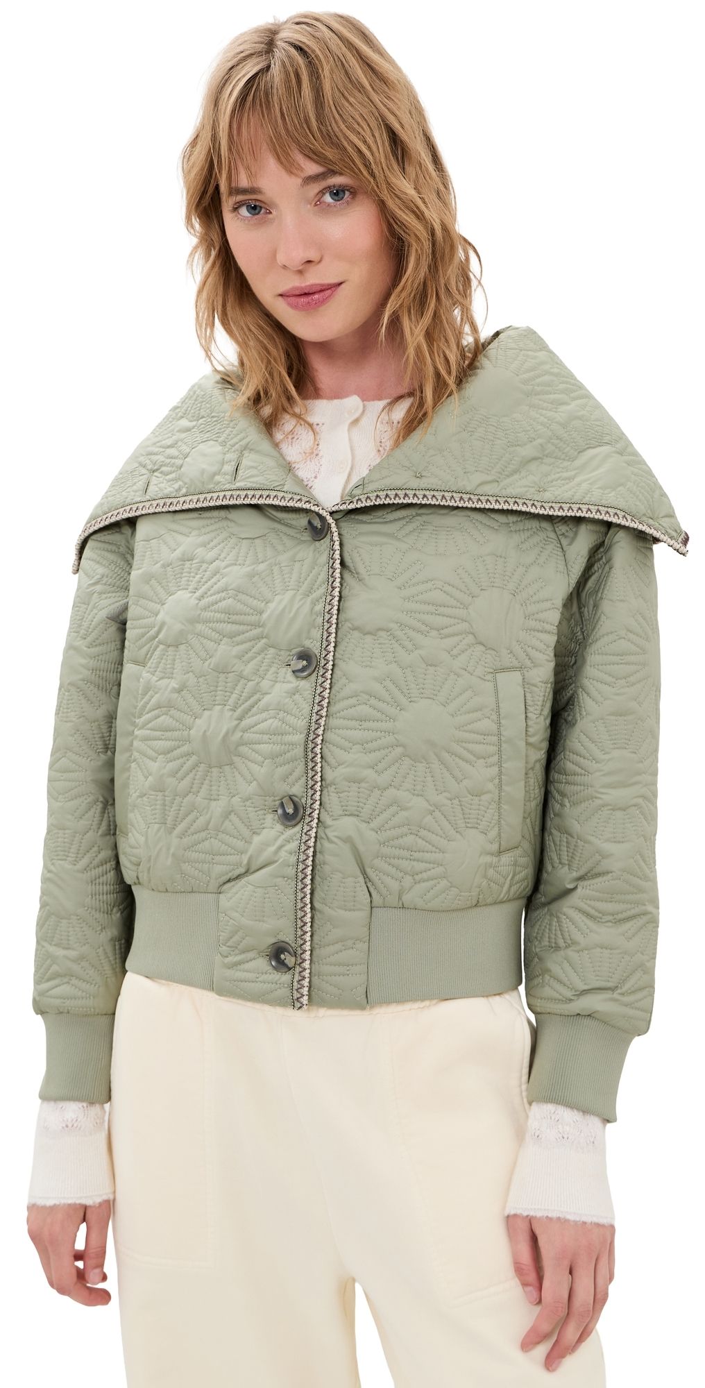 UGG Solein Oversized Collar Jacket Vinito M