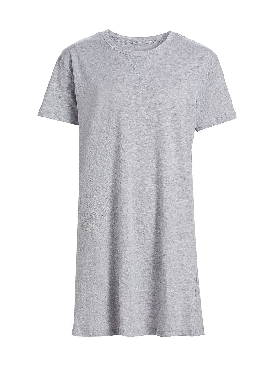 Women's Jada Cotton Knit T-Shirt Nightie - Grey - Size XL