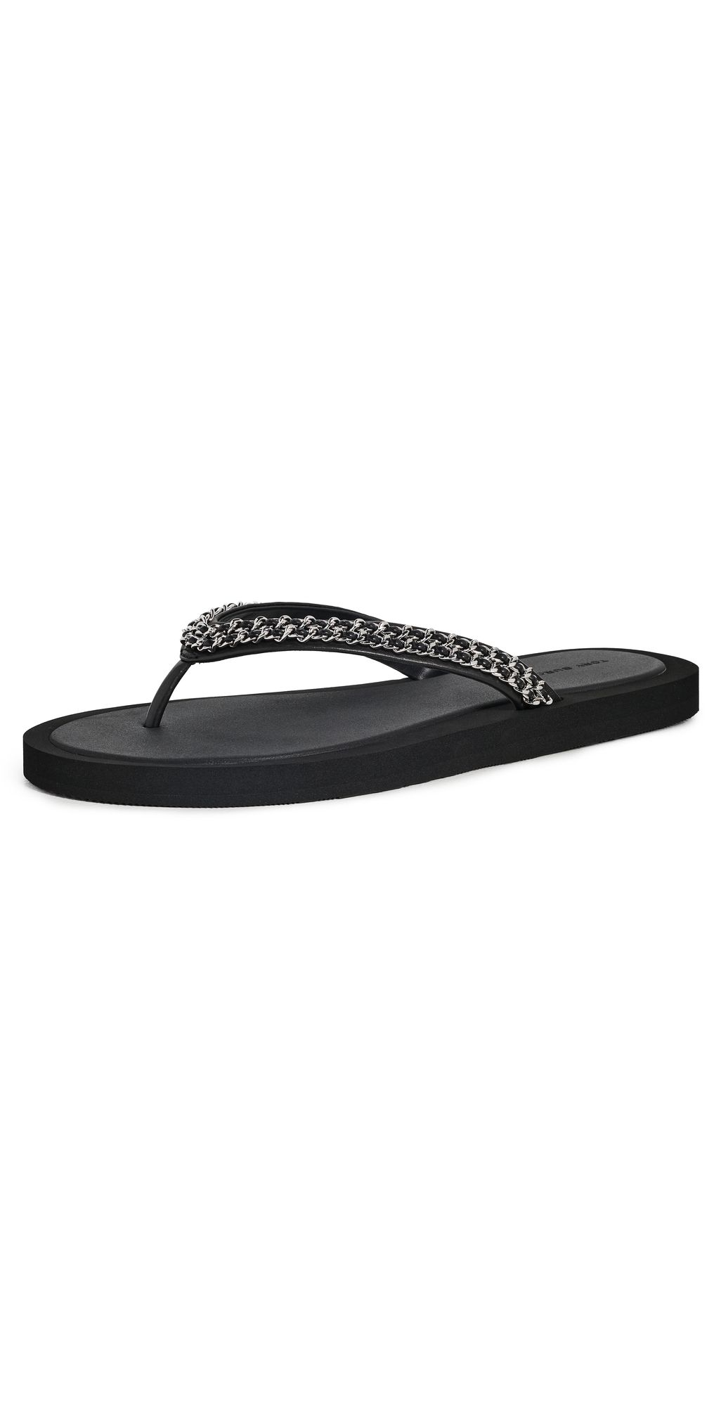 Tory Burch Kira Chain Flip Flops Perfect Black 11