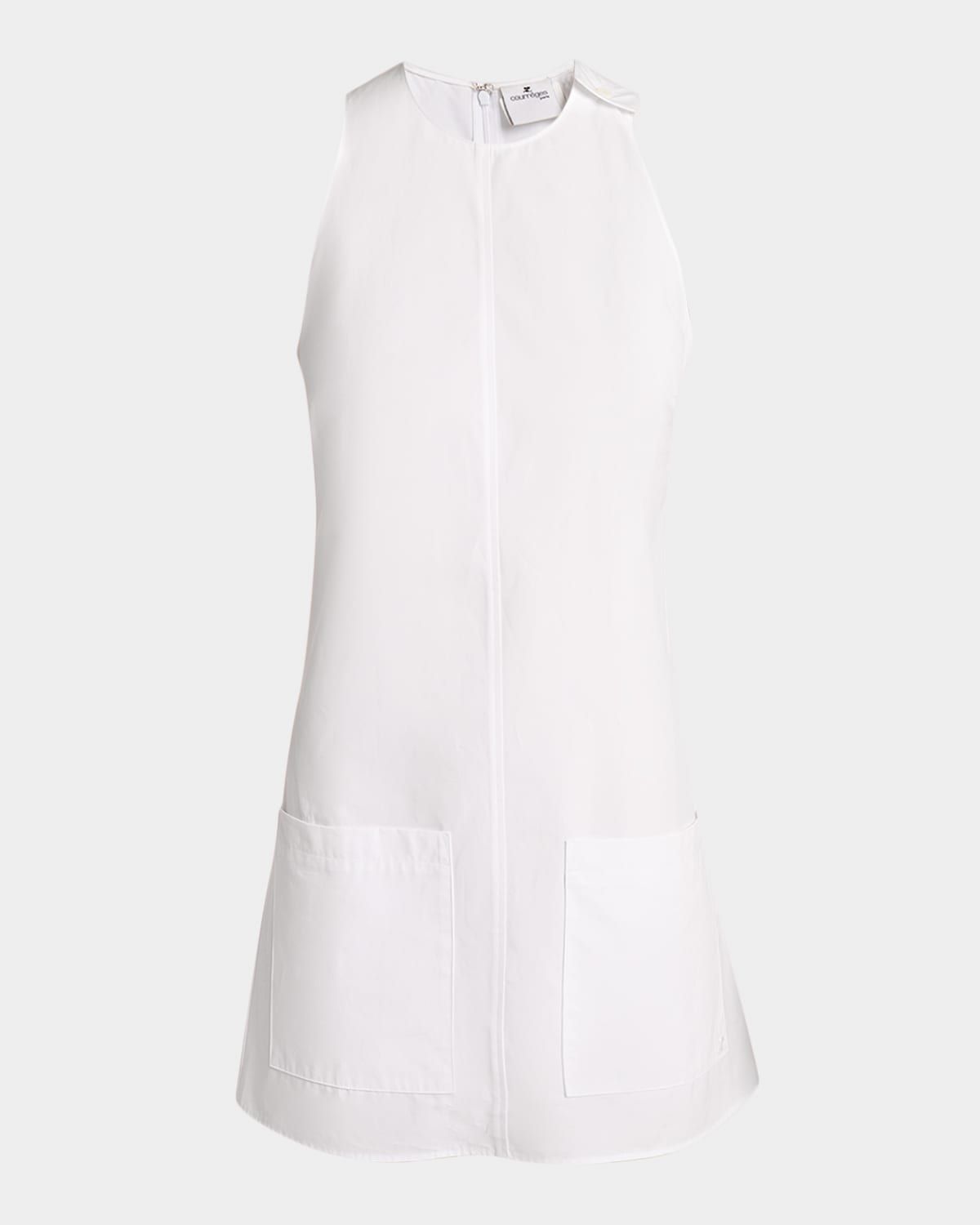 Heritage Poplin Sleeveless Mini Dress