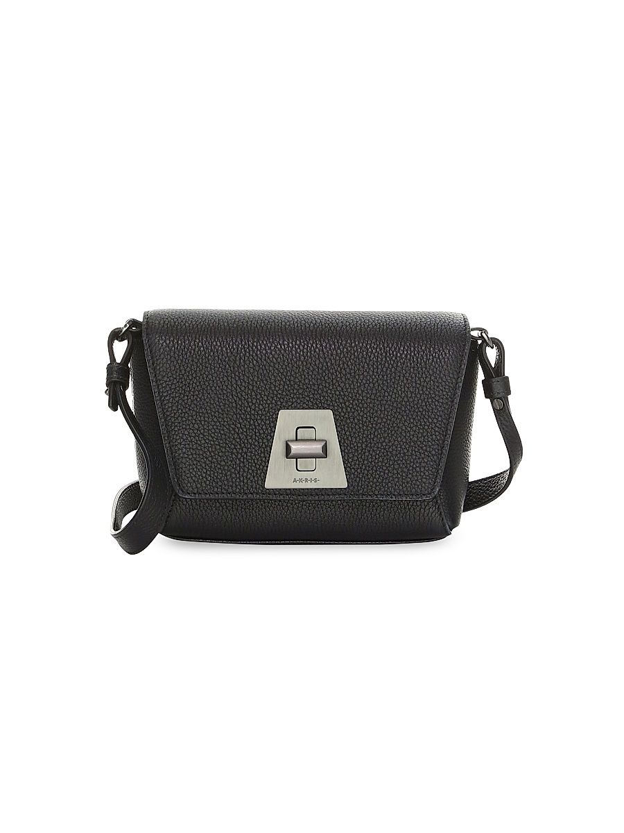 Women's Little Anouk Day Leather Crossbody Bag - Black