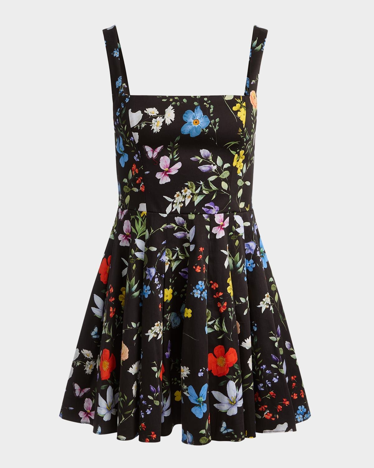 Veda Square-Neck Mini Dress