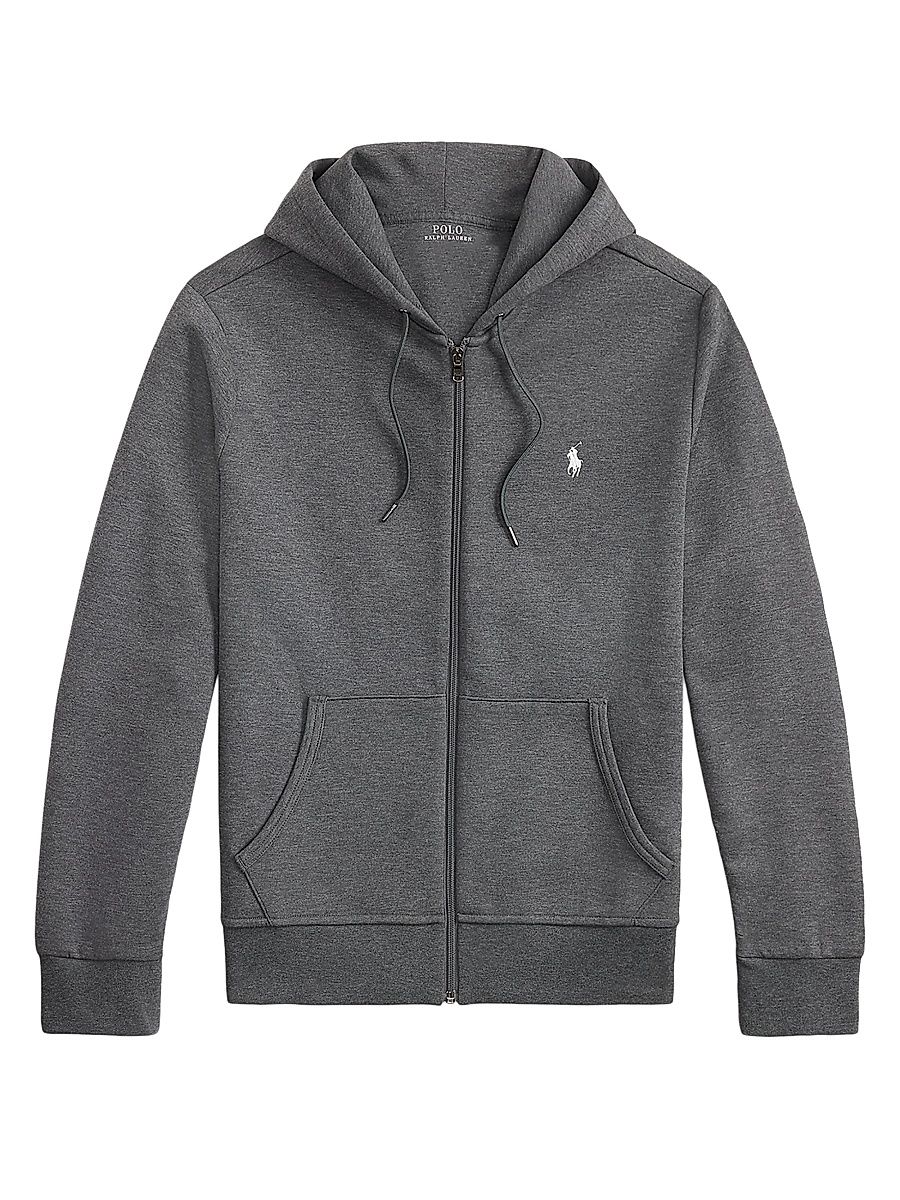 Men's Double-Knit Full-Zip Hoodie - Barclay - Size Large