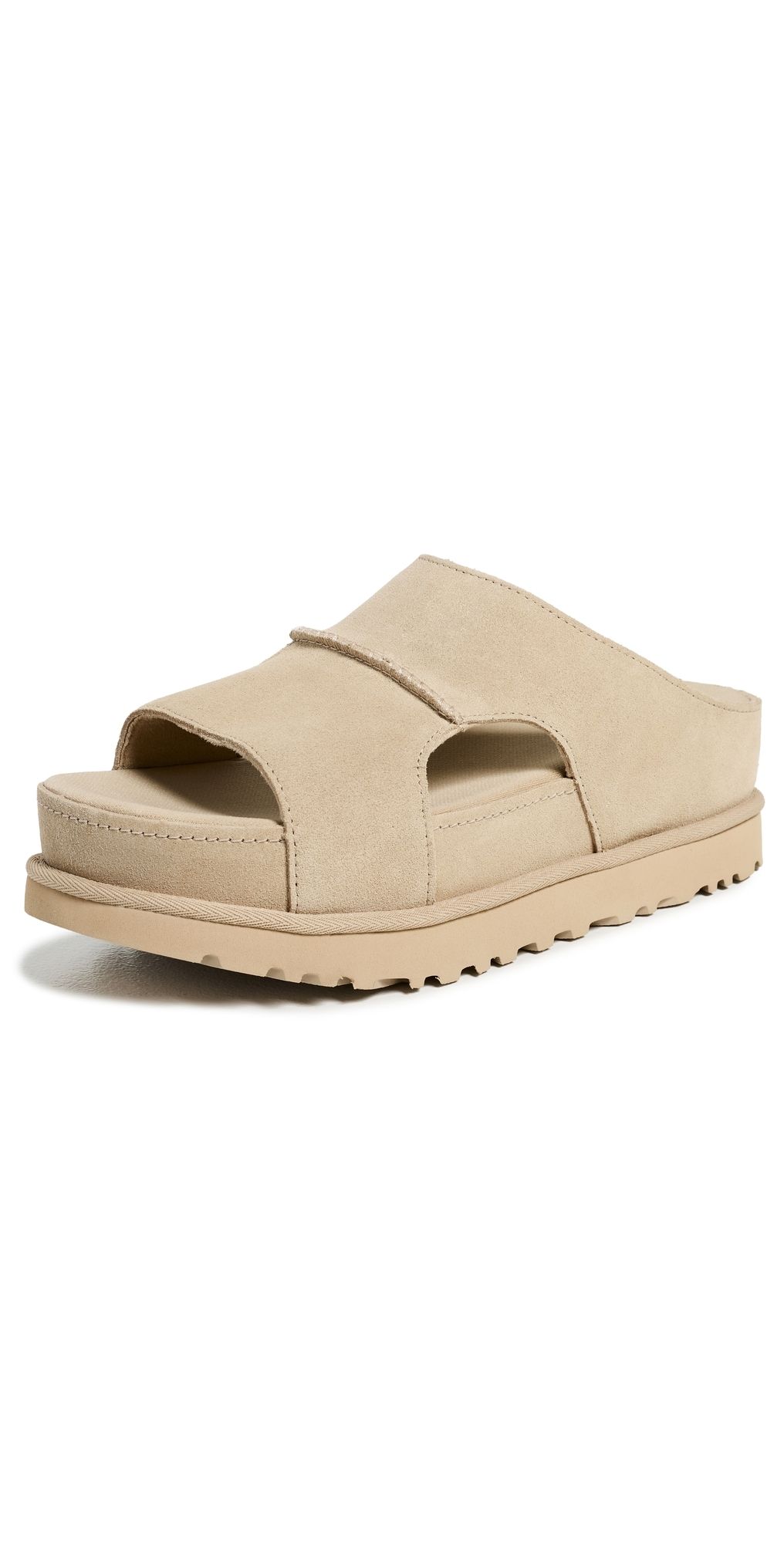 UGG Goldenstar Hi Cutout Slide Sand 6