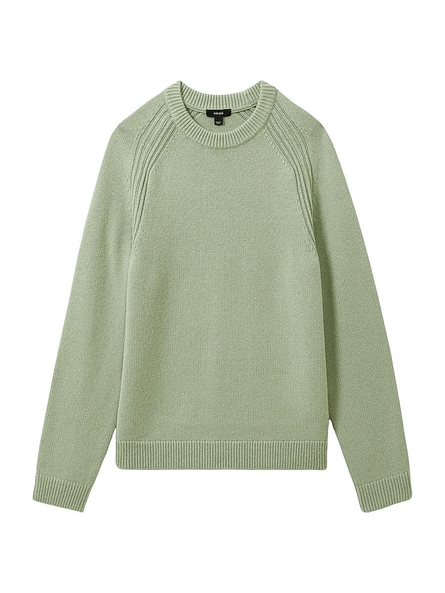 Men's Cloud Wool-Blend Sweater - Sage Green - Size Large