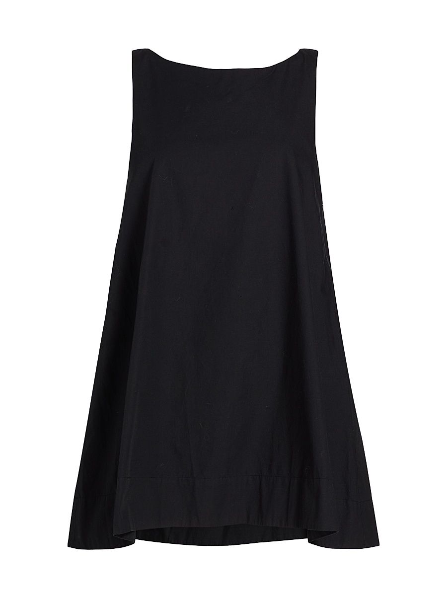 Women's Samiya Poplin Minidress - Black - Size XL