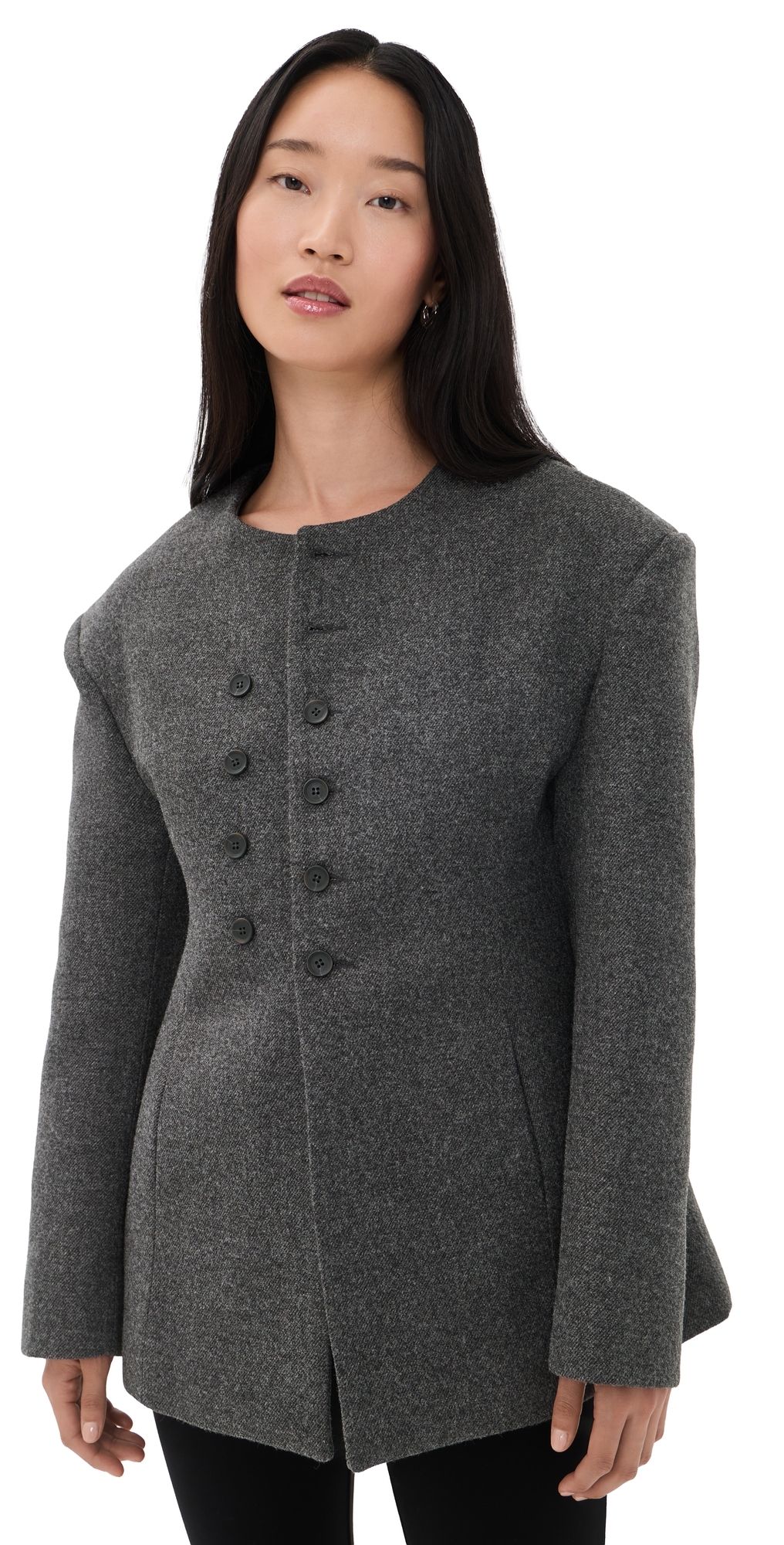 Source Unknown Banton Double Jacket Charcoal S