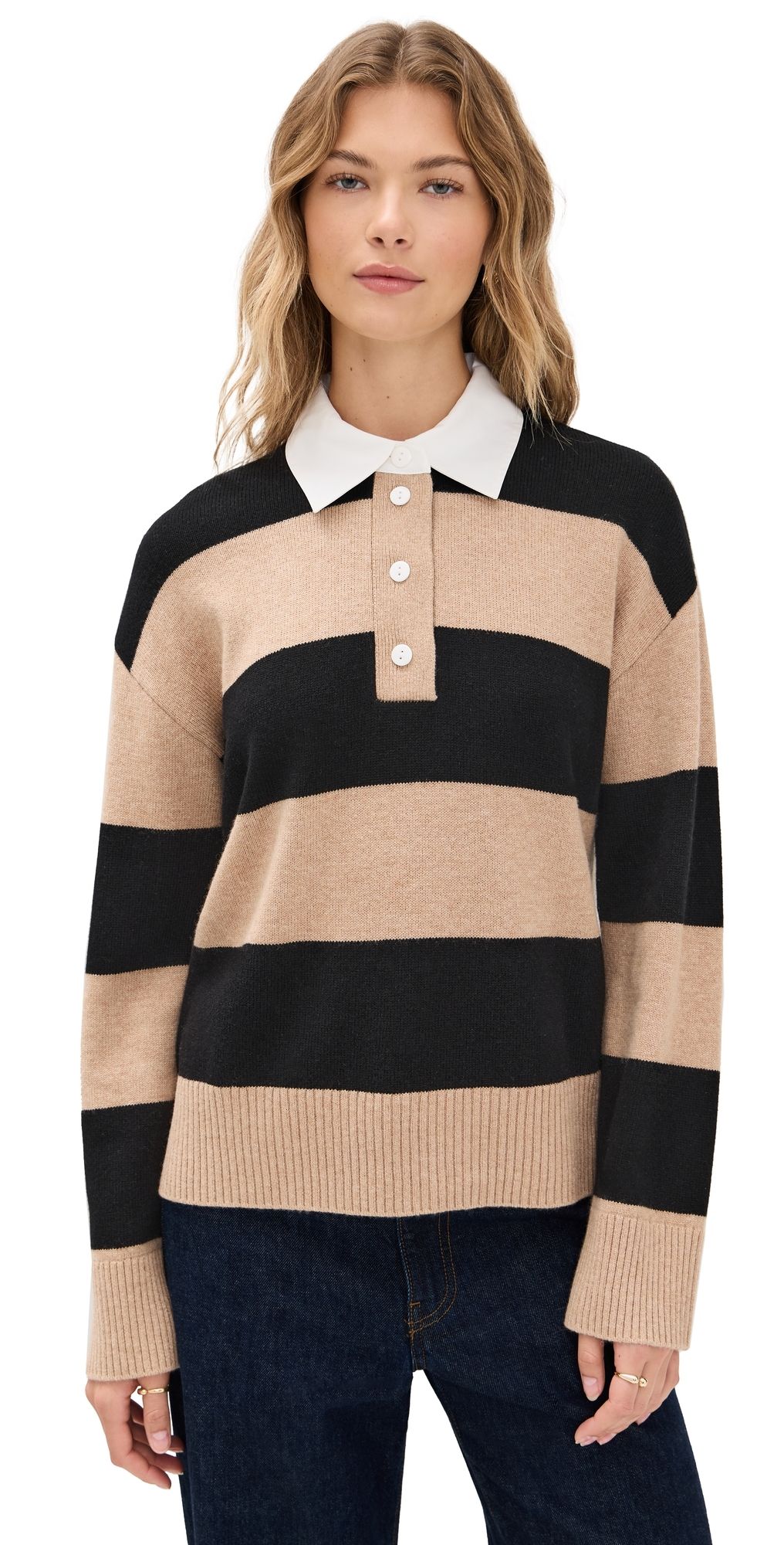 RAILS Paxton Sweater Oatmeal Black M