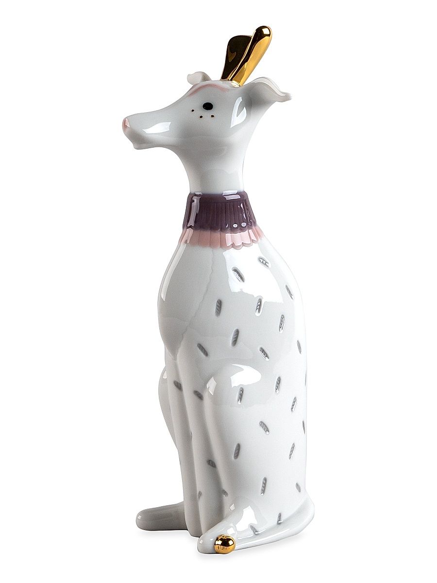 Unusual Friends Dog Porcelain Sculpture