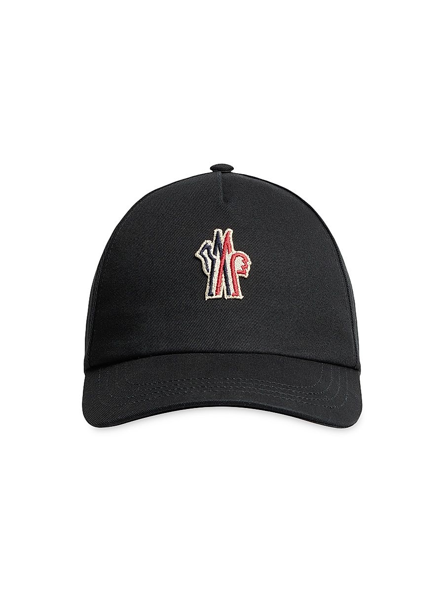Women's Baseball Cap in Cotton Gabardine - Black