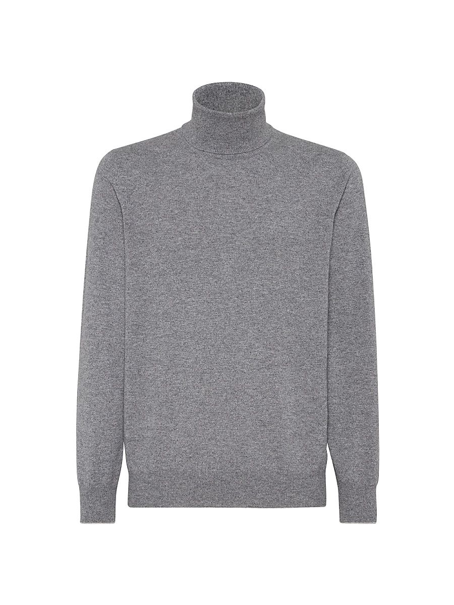 Men's Cashmere Turtleneck Sweater - Panama - Size 48