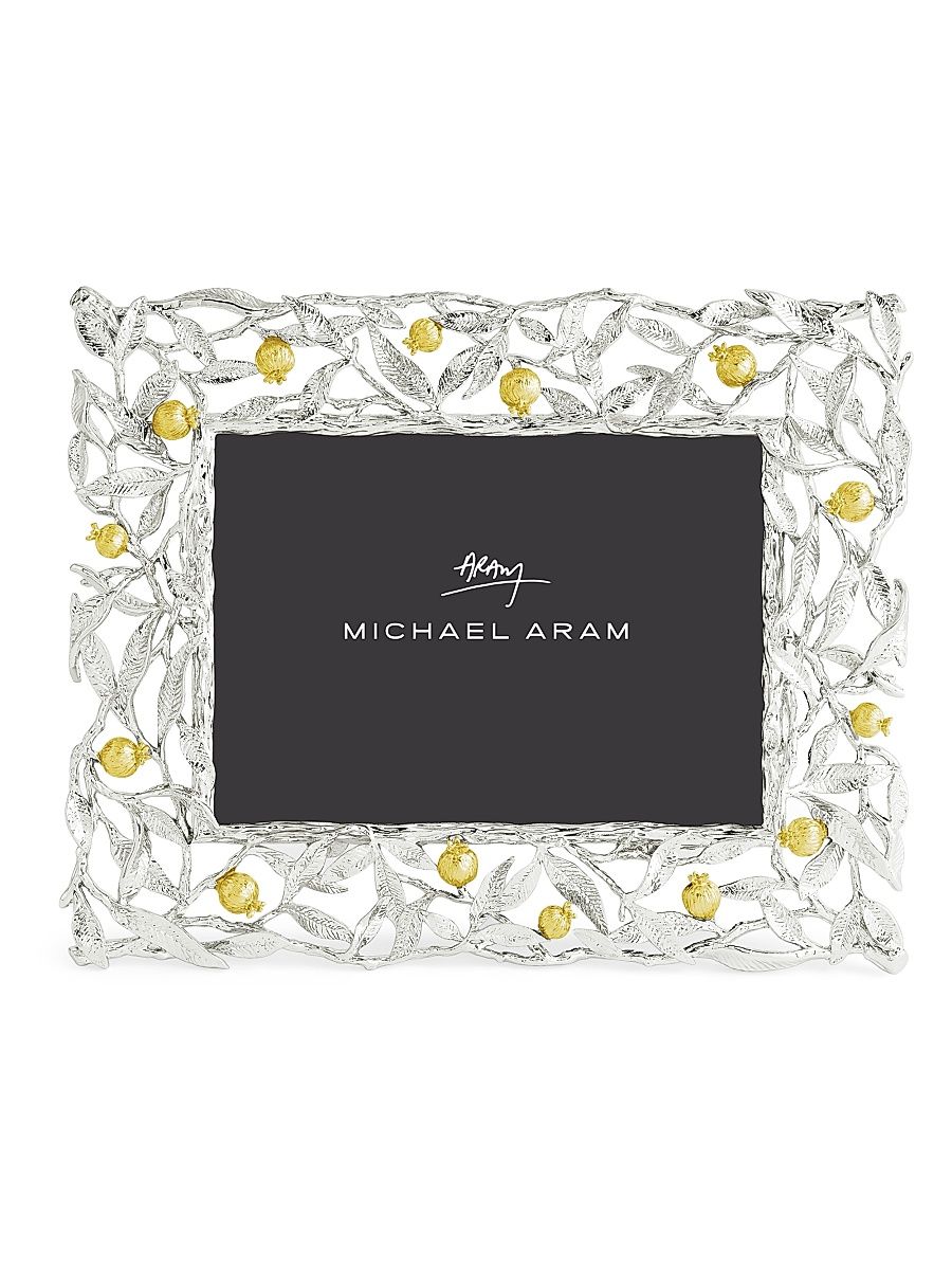 Pomegranate Silver & Gold 5" x 7" Frame - Silver Gold