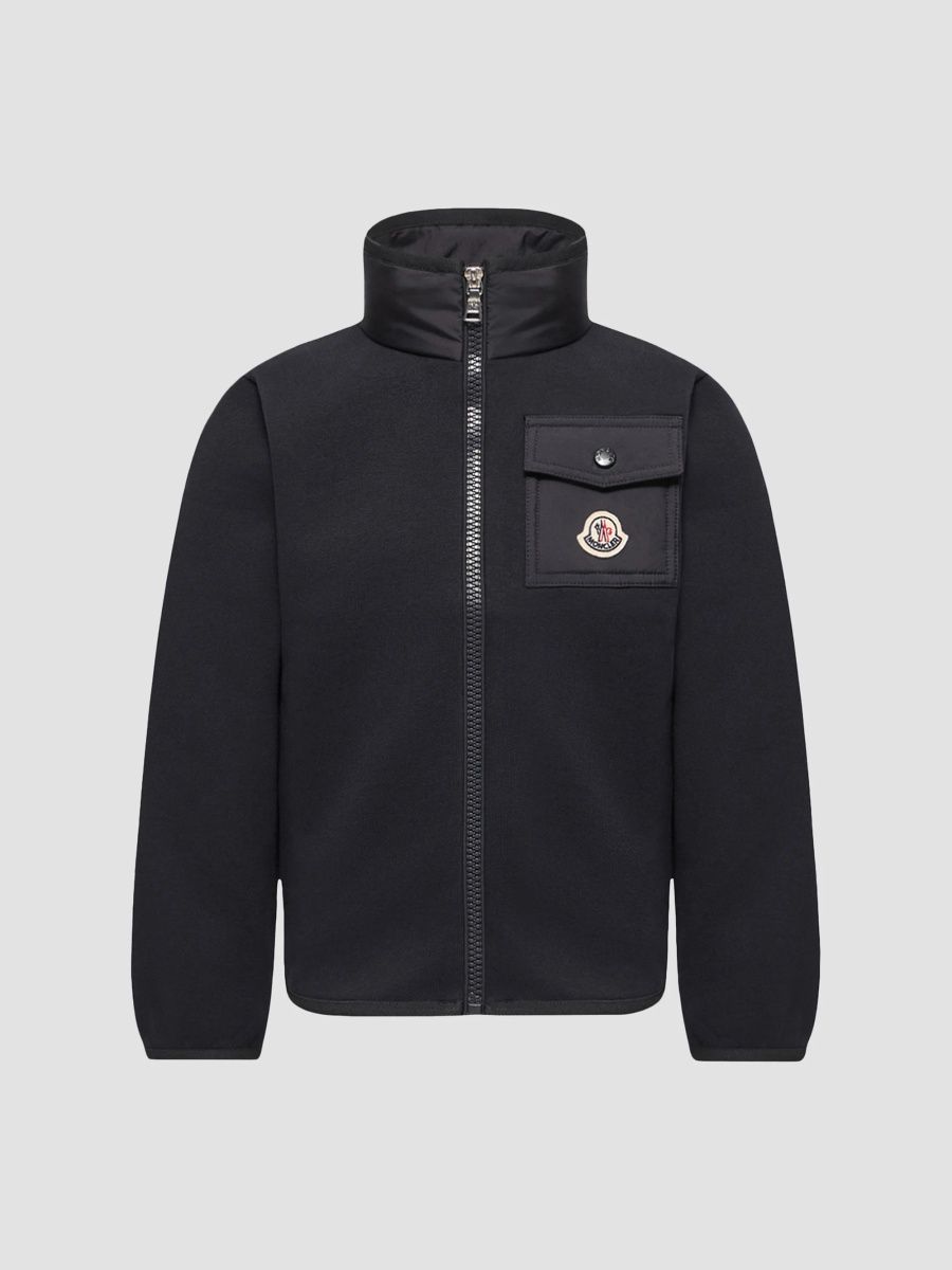 Moncler Boy's Little Boy's & Boy's Sweatshirt in Cotton - Dark Blue - Size 4