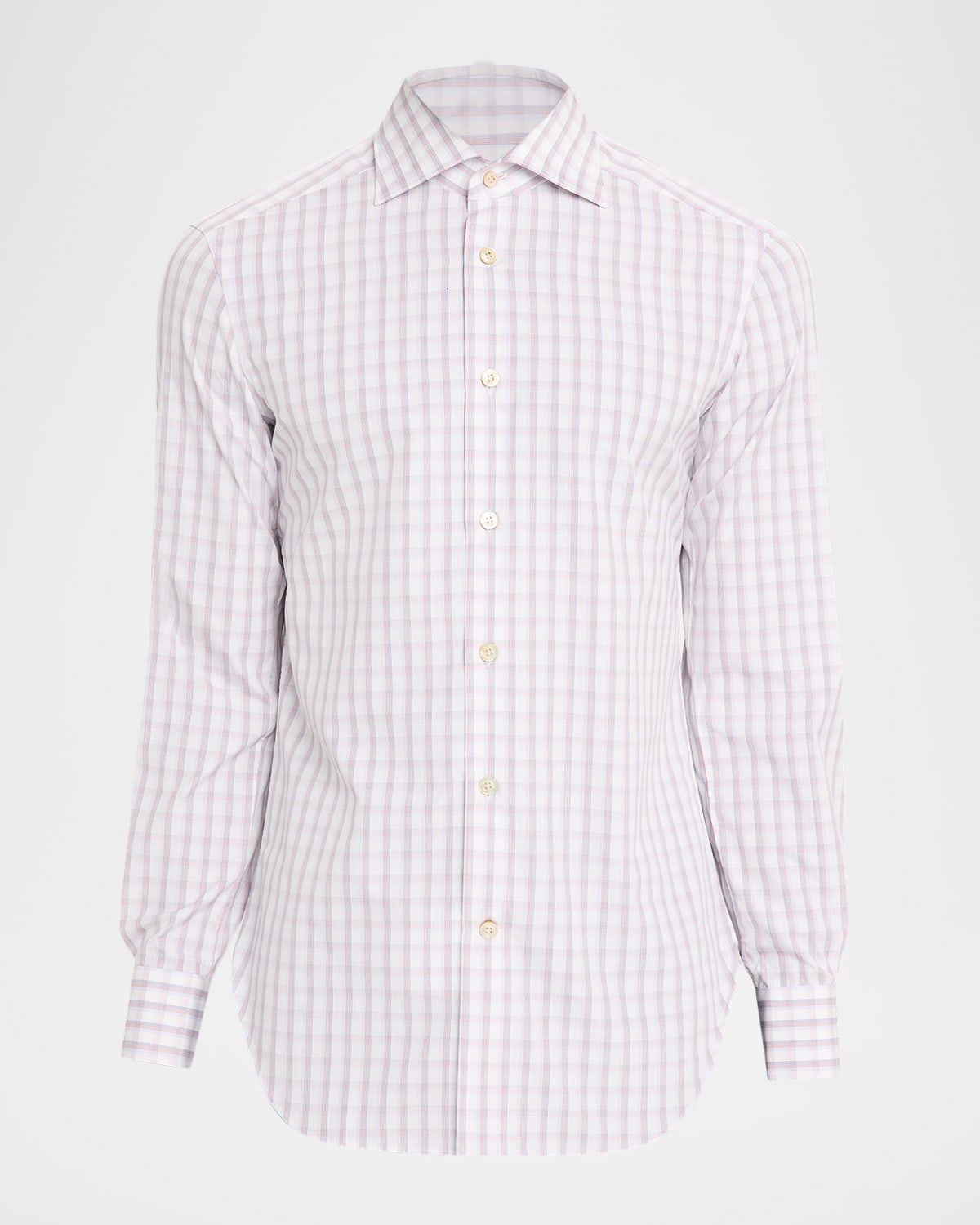 Men & apos;s Cotton Plaid Button-Down Shirt