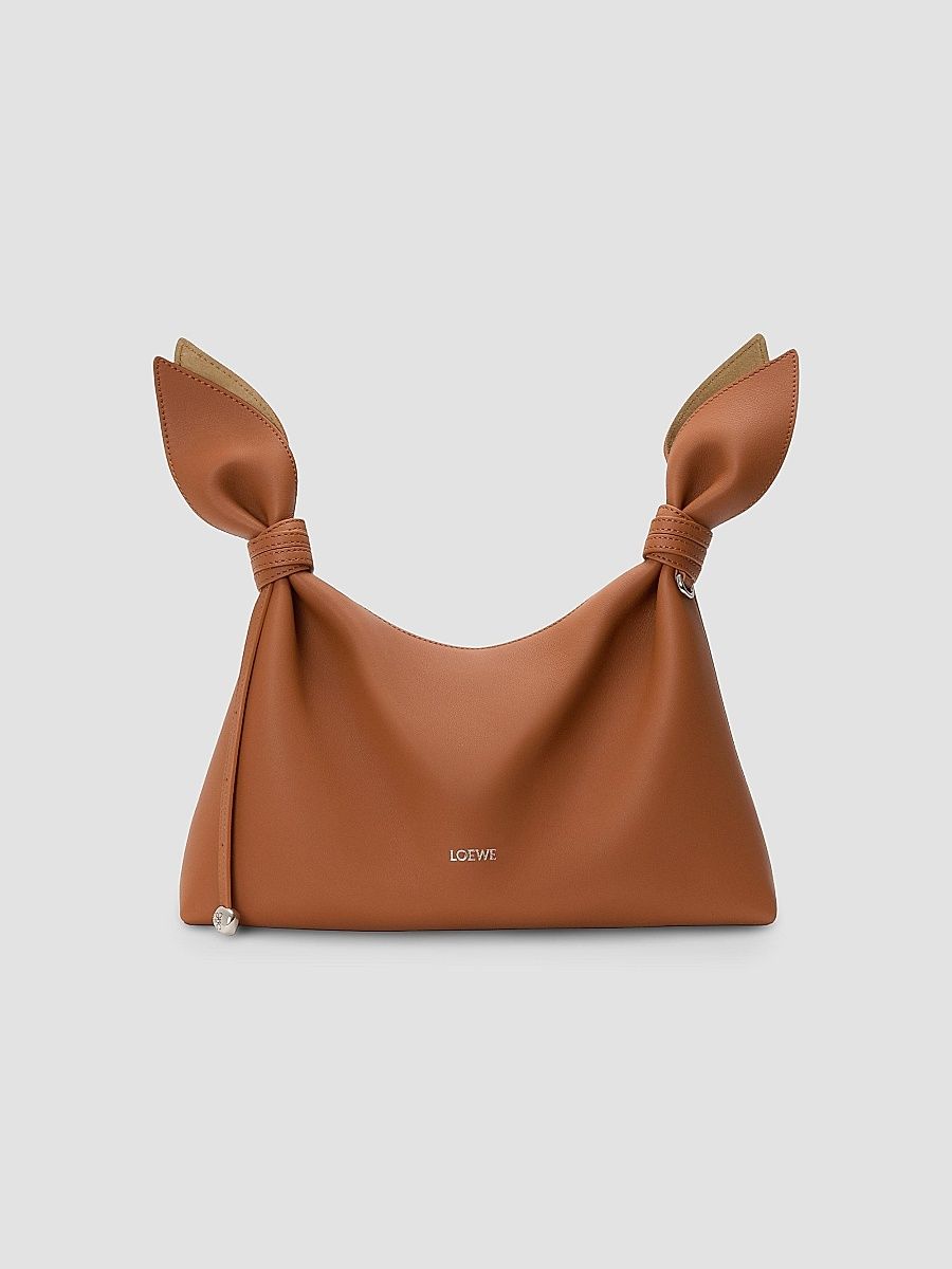 LOEWE Women's Scarf Medium Leather Shoulder Bag - Squirrel