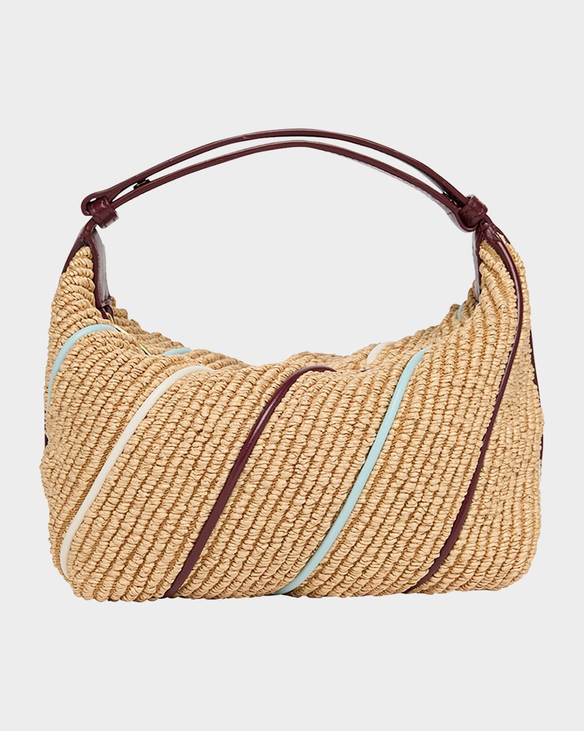 Wallace Mini Striped Shoulder Bag