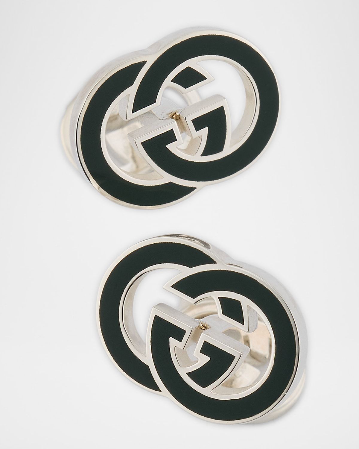 Men & apos;s Gucci Interlocking Enamel Cufflinks