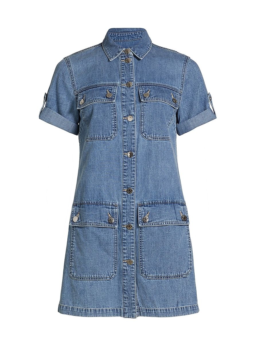 Women's Warren Denim Minidress - Star Light - Size 0