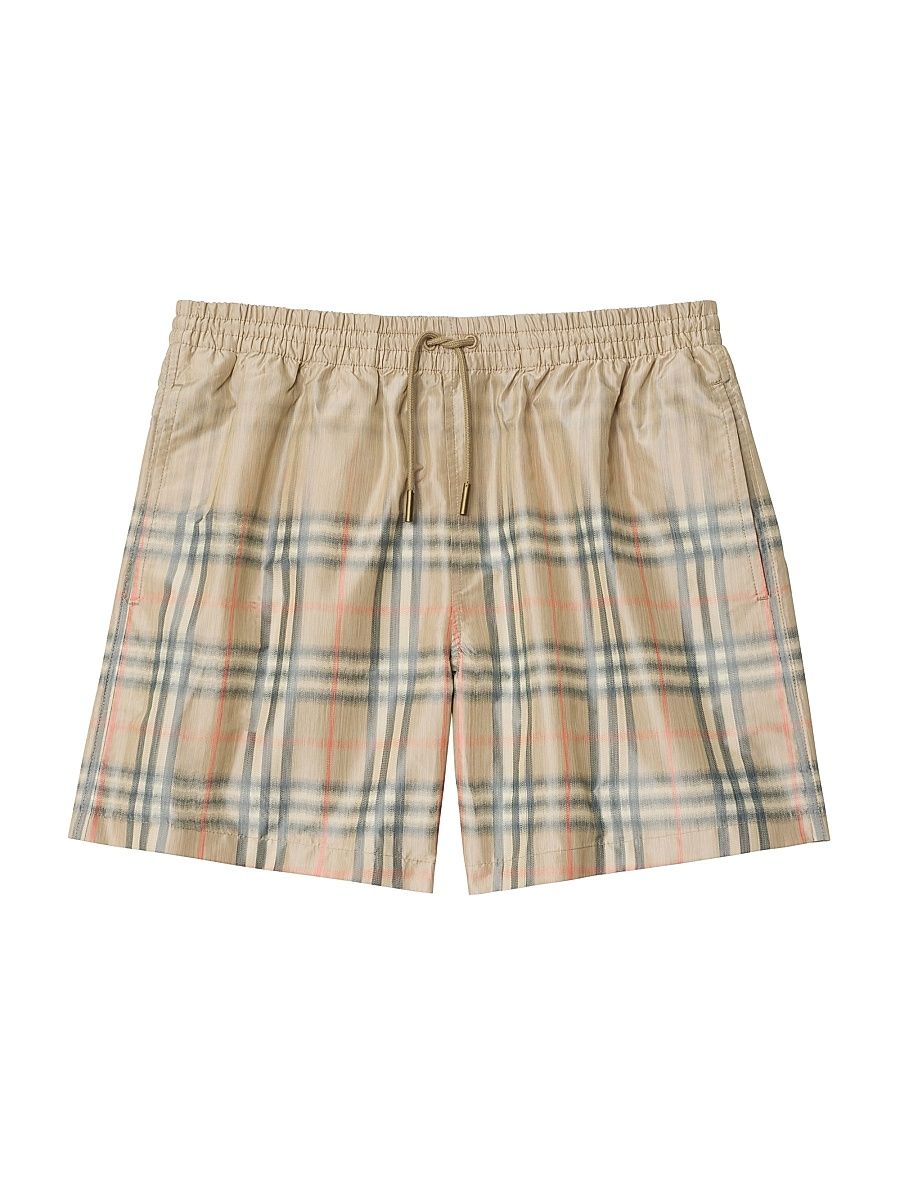 Men's Check Swim Shorts - Sand Ip Check - Size XXL