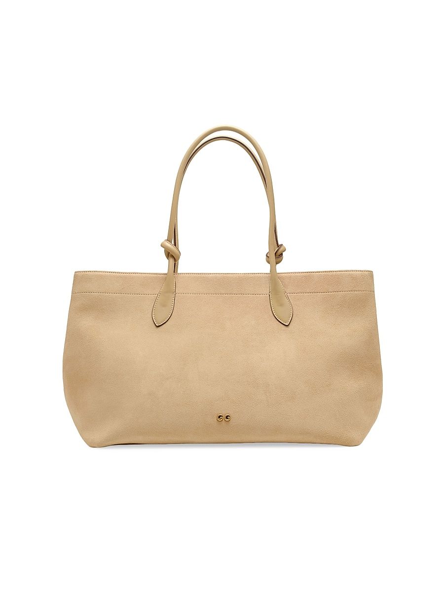 Women's Ariella Suede Tote Bag - Sand