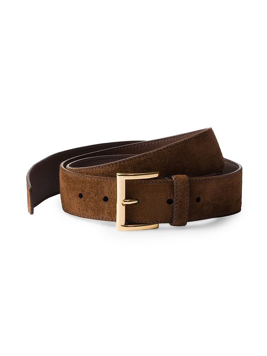 Women's Suede Belt - Brown - Size 28