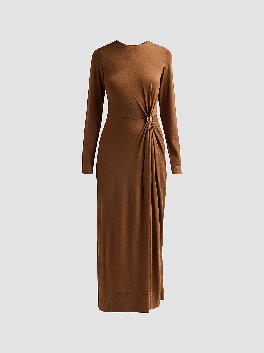 Women's Tingley Jersey Midi Dress - Toffee - Size XL