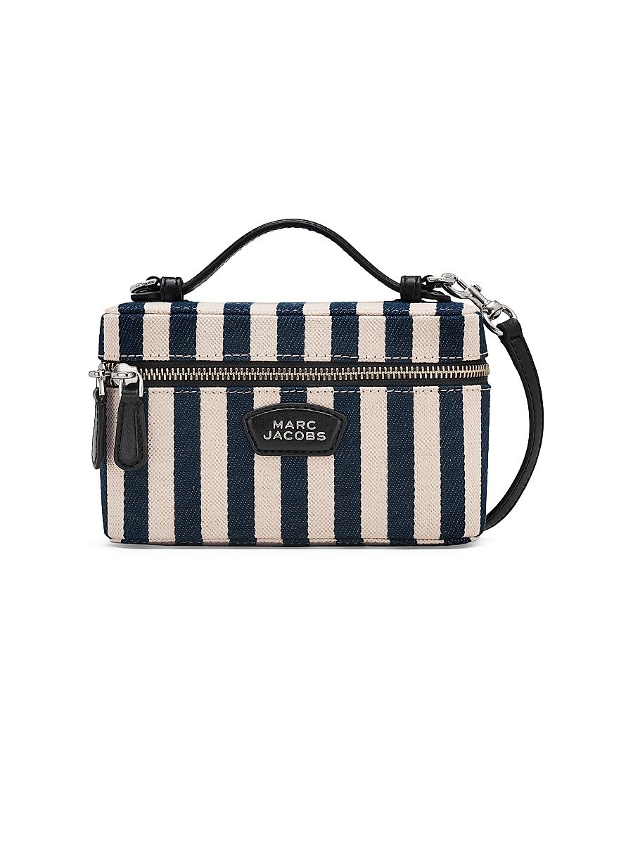 Women's The Stripe Canvas Everyday Vanity Bag - Blue Sea Multi