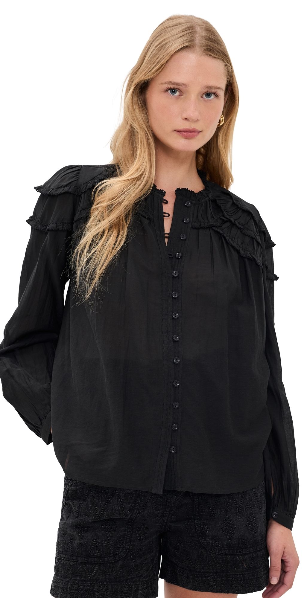 Isabel Marant Étoile Christa Top Black 34