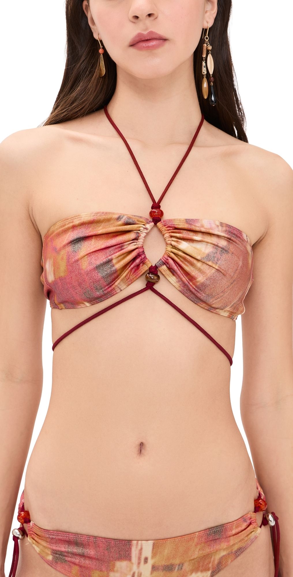 Isabel Marant Analia Bikini Top Orange 34