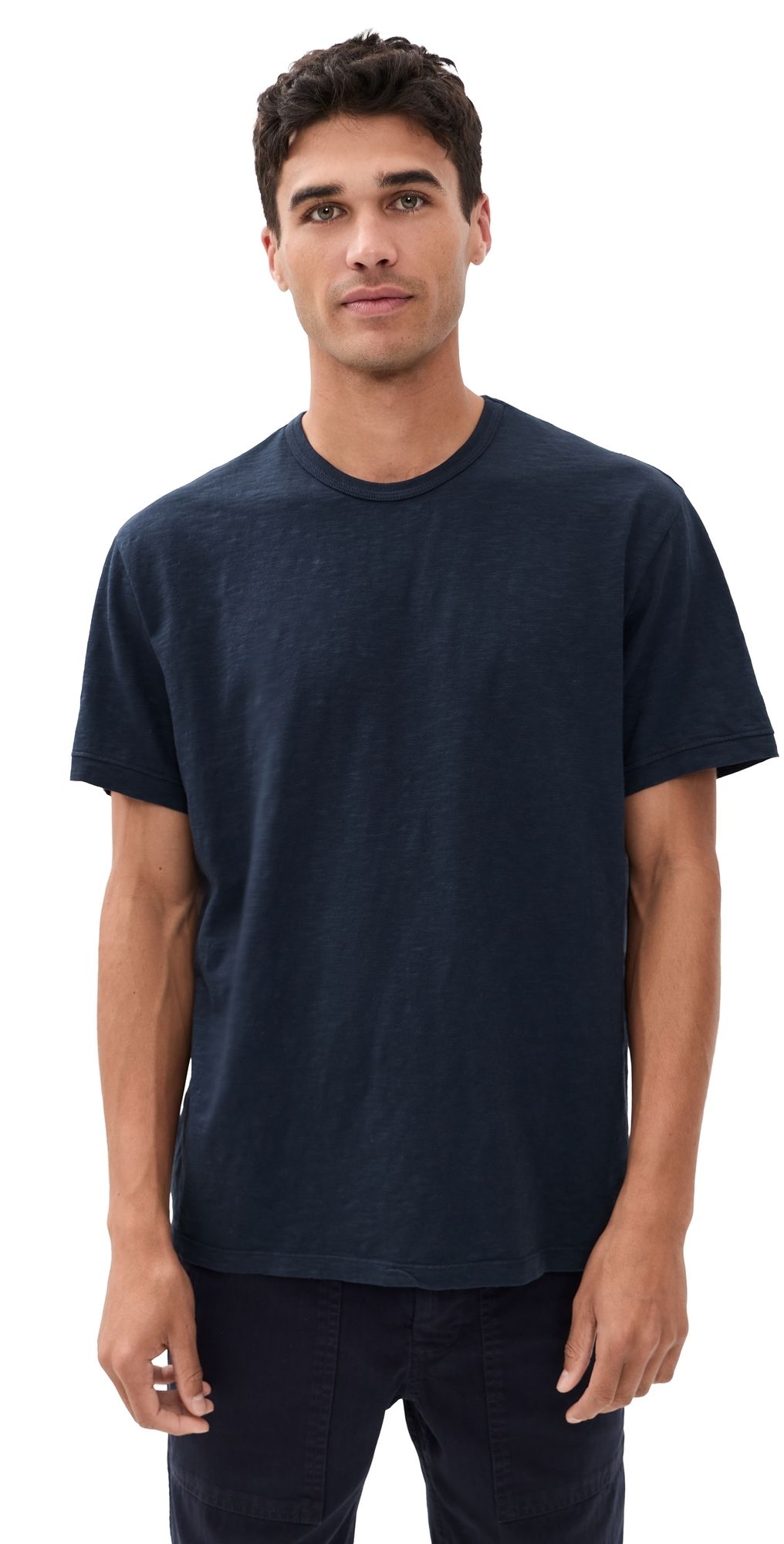 Alex Mill Standard T-Shirt In Slub Cotton Navy S