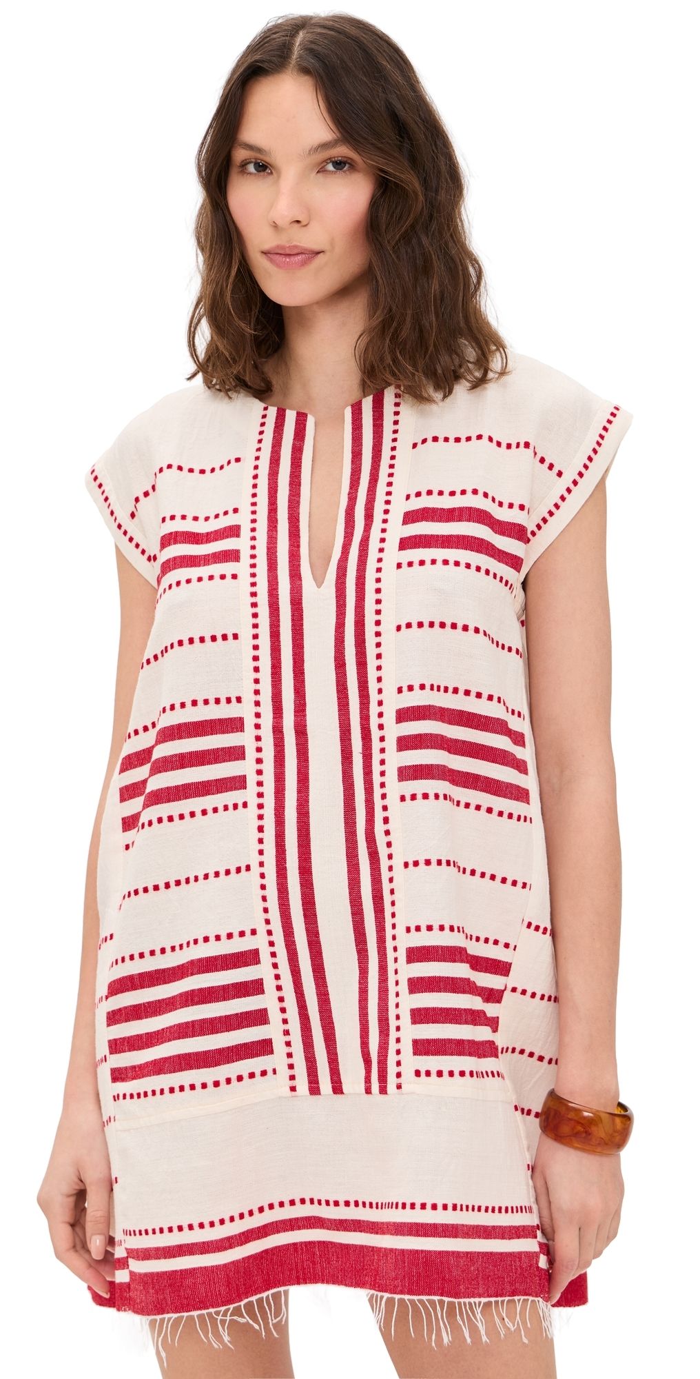 lemlem Elina Caftan Eshe Red M