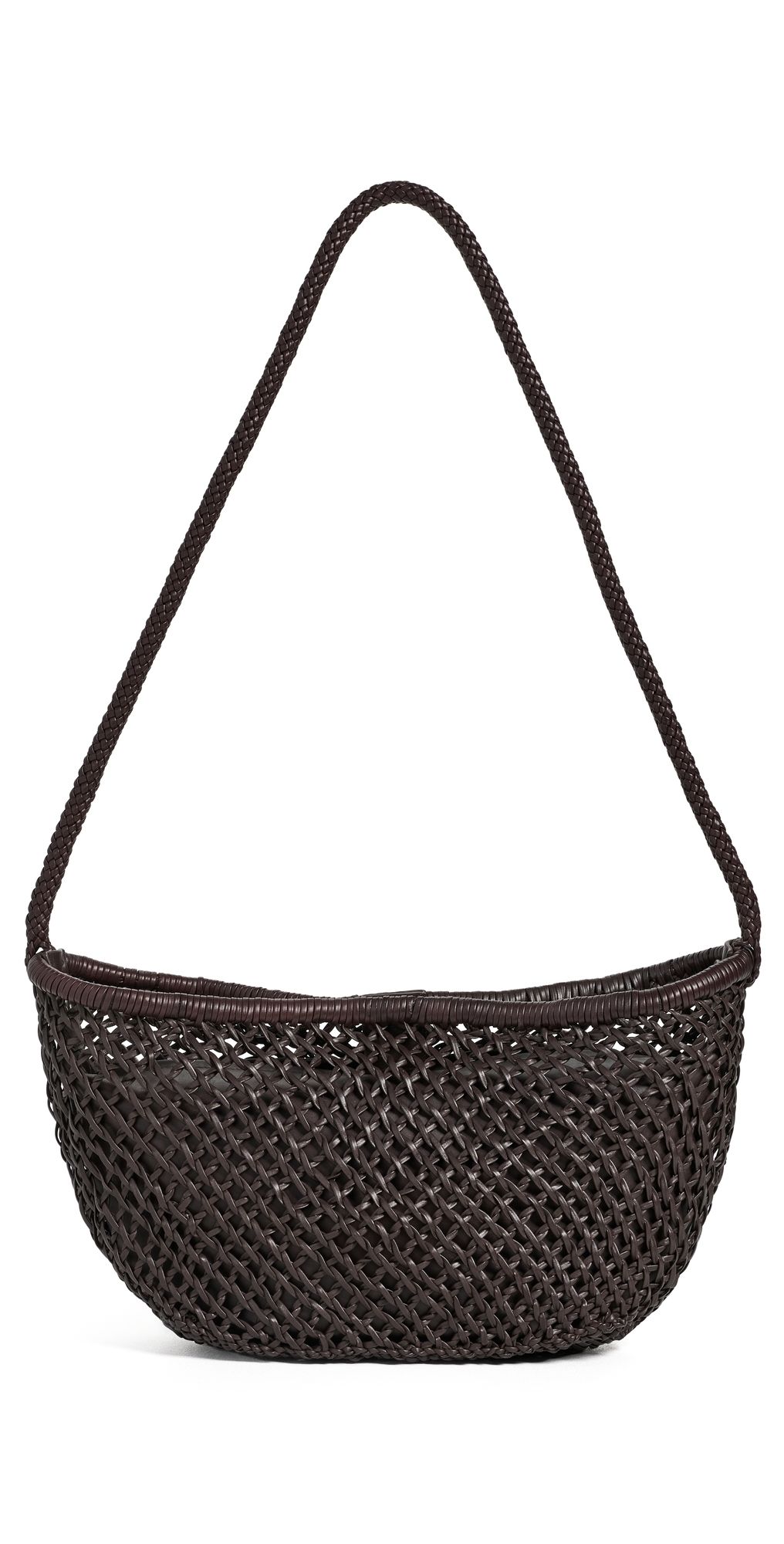 St. Agni Mesh Crescent Bag Coffee One Size