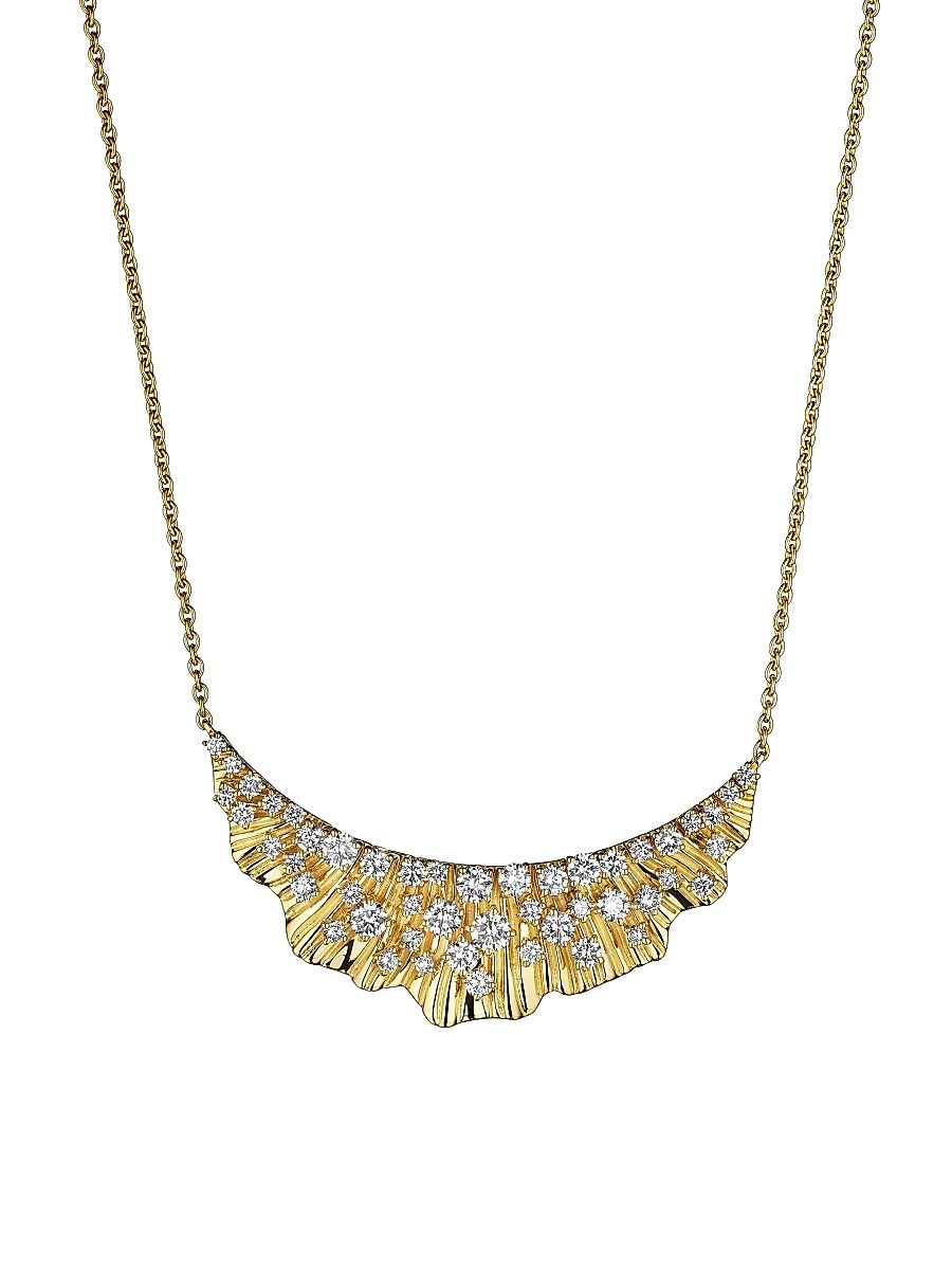 Women's Bahia 18K Gold & Diamond Collar Necklace - Yellow Gold
