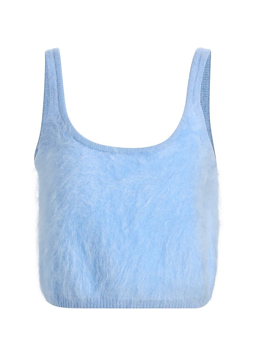 Women's Ami Cashmere Tank - Cerulean - Size XL