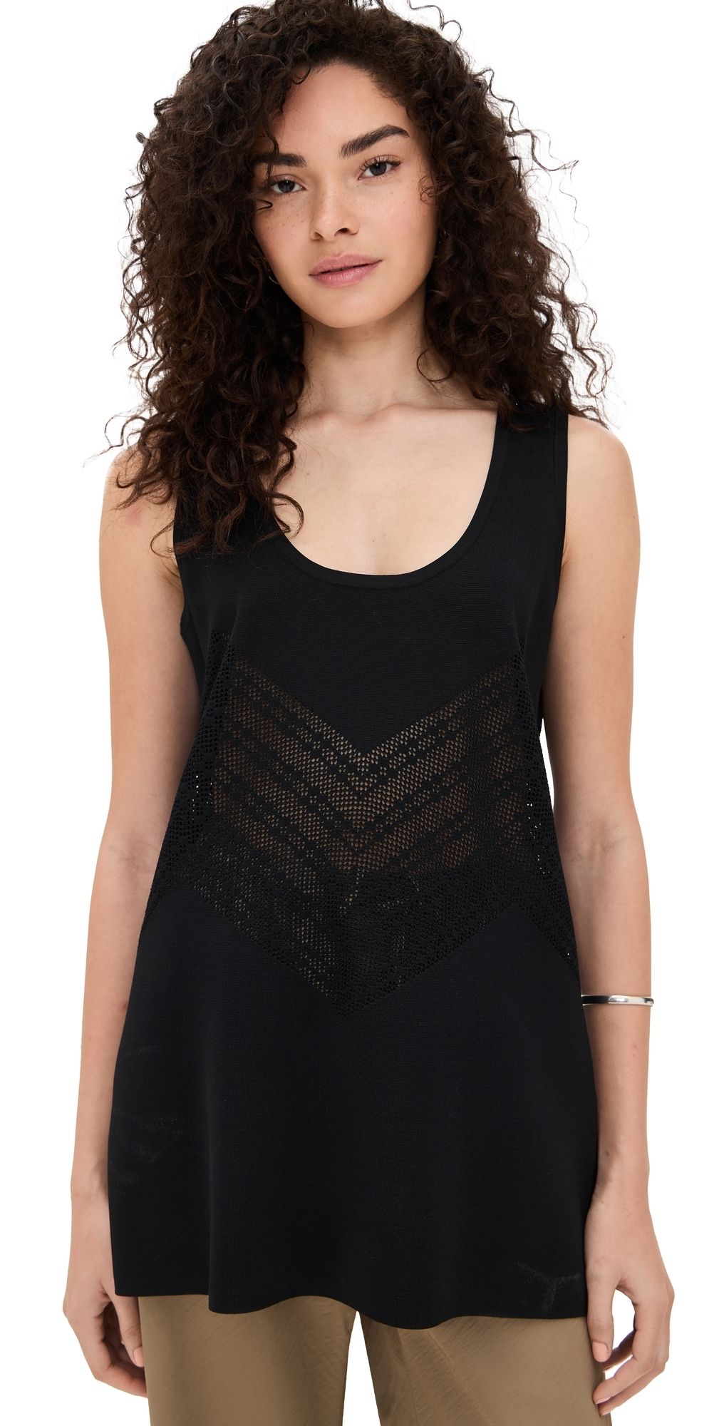 A. EMERY Sacha Knit Tank Black M