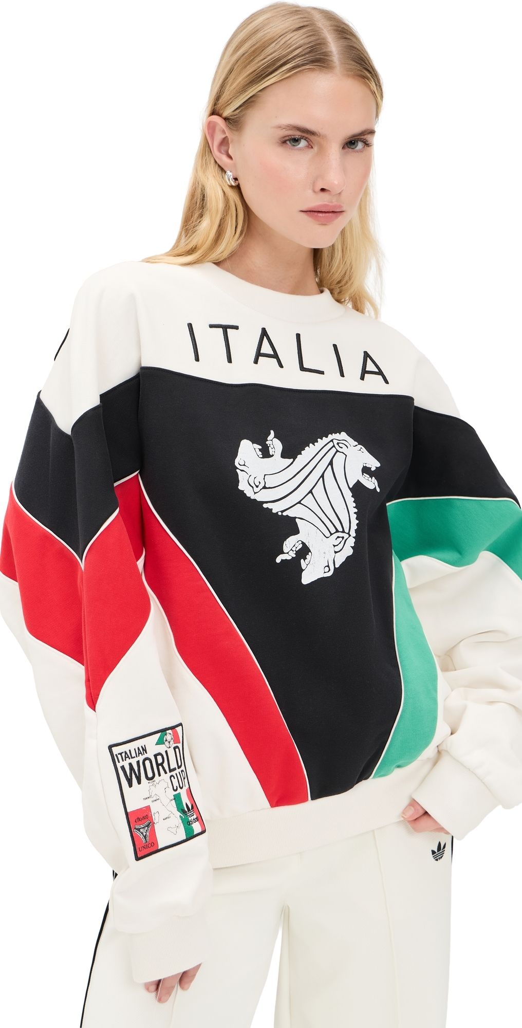 adidas World Cup Sweatshirt Cloud White/Black/Vivid Red/Se XS