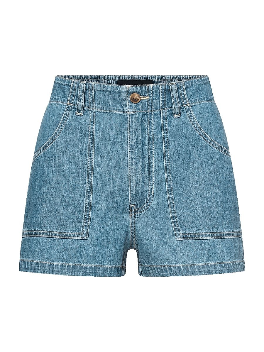 Women's Sally Cotton Denim Shorts - Good Fortune - Size 30