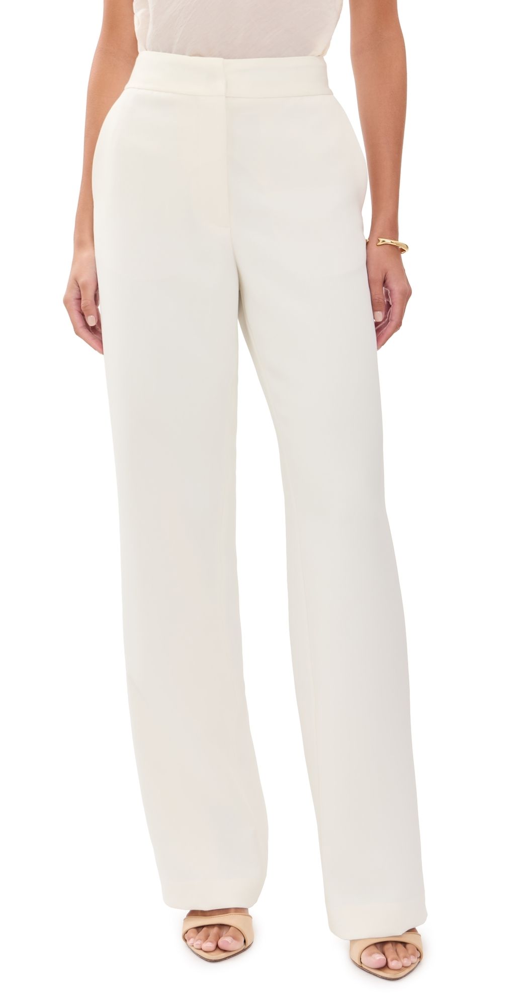 Fleur du Mal Tuxedo Pants Ivory 0